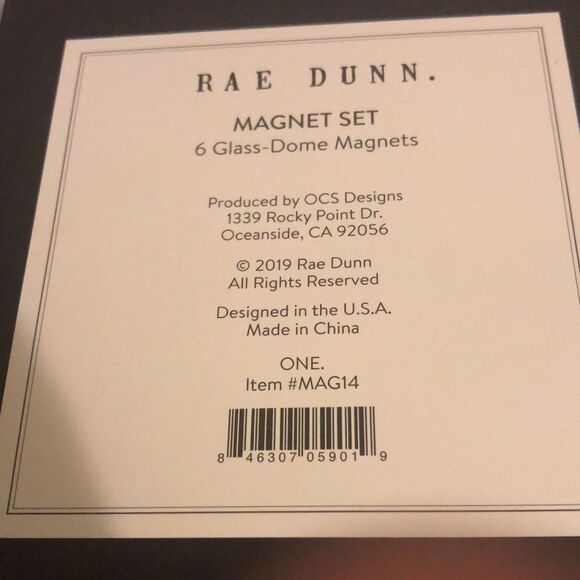 Rae Dunn magnet set - Picture 2 of 2